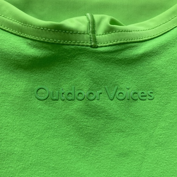 NWT Outdoor Voices Cross Back Athletic Tennis Dress Grasshopper - S - Picture 6 of 8